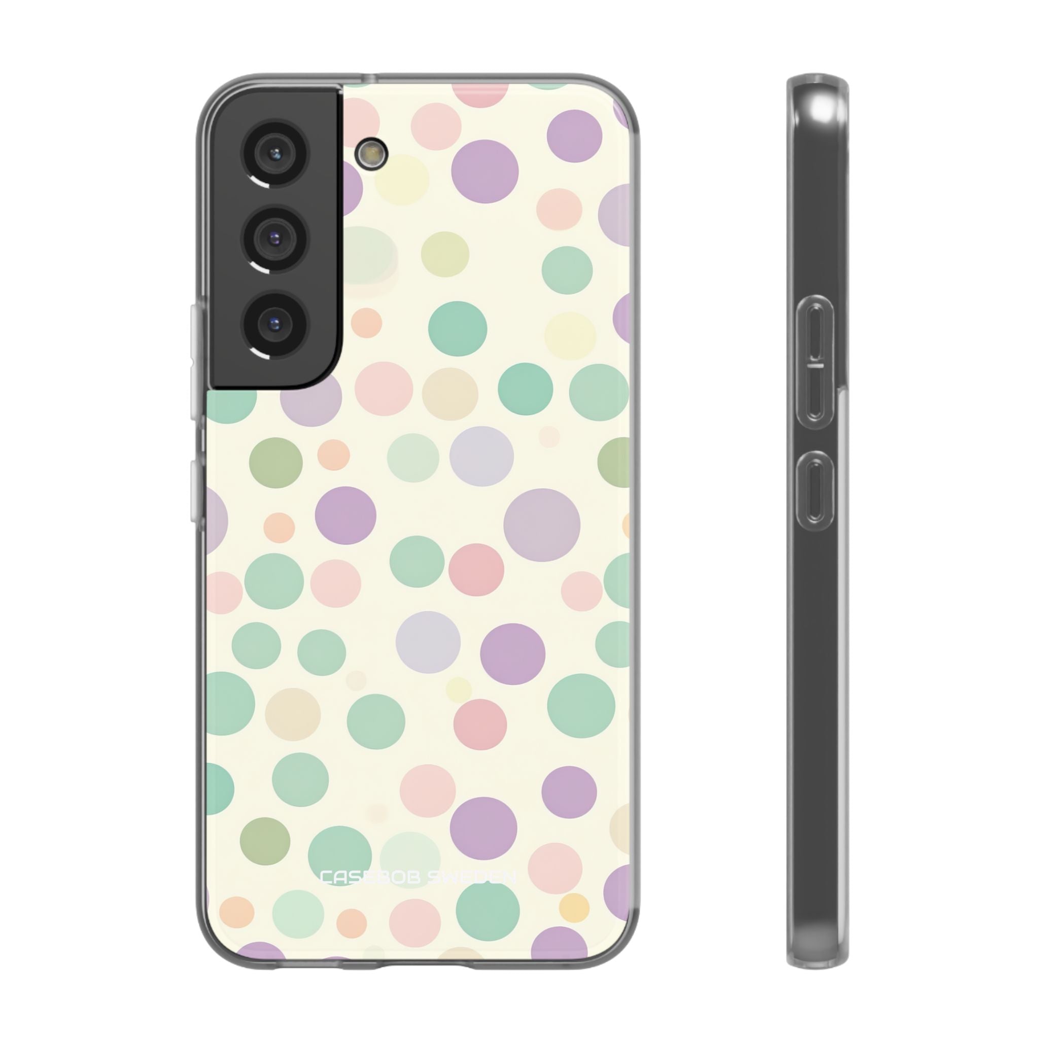 Playful Pastel Polka Dots - Flexi Samsung S22 Phone Case