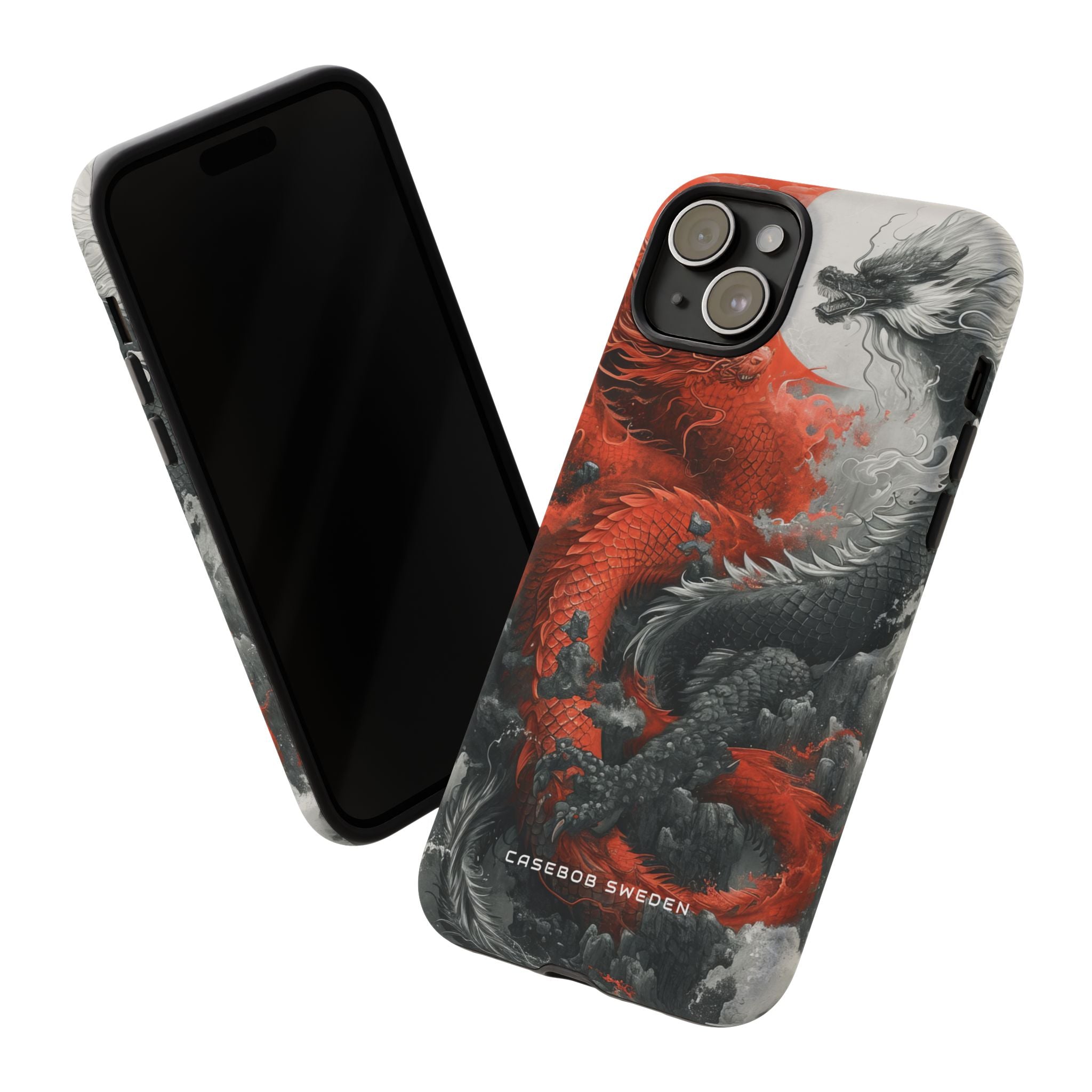 Zen Dragon Harmony iPhone 15 - Tough Phone Case