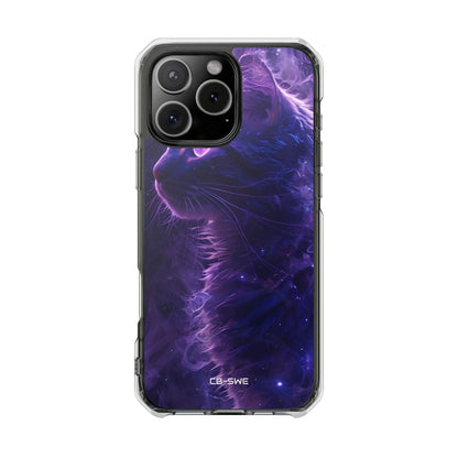 Mystical Starlit Cat iPhone Case - Impact