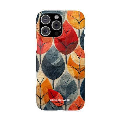 Autumn Leaf Design - Slim iPhone 16 Phone Case