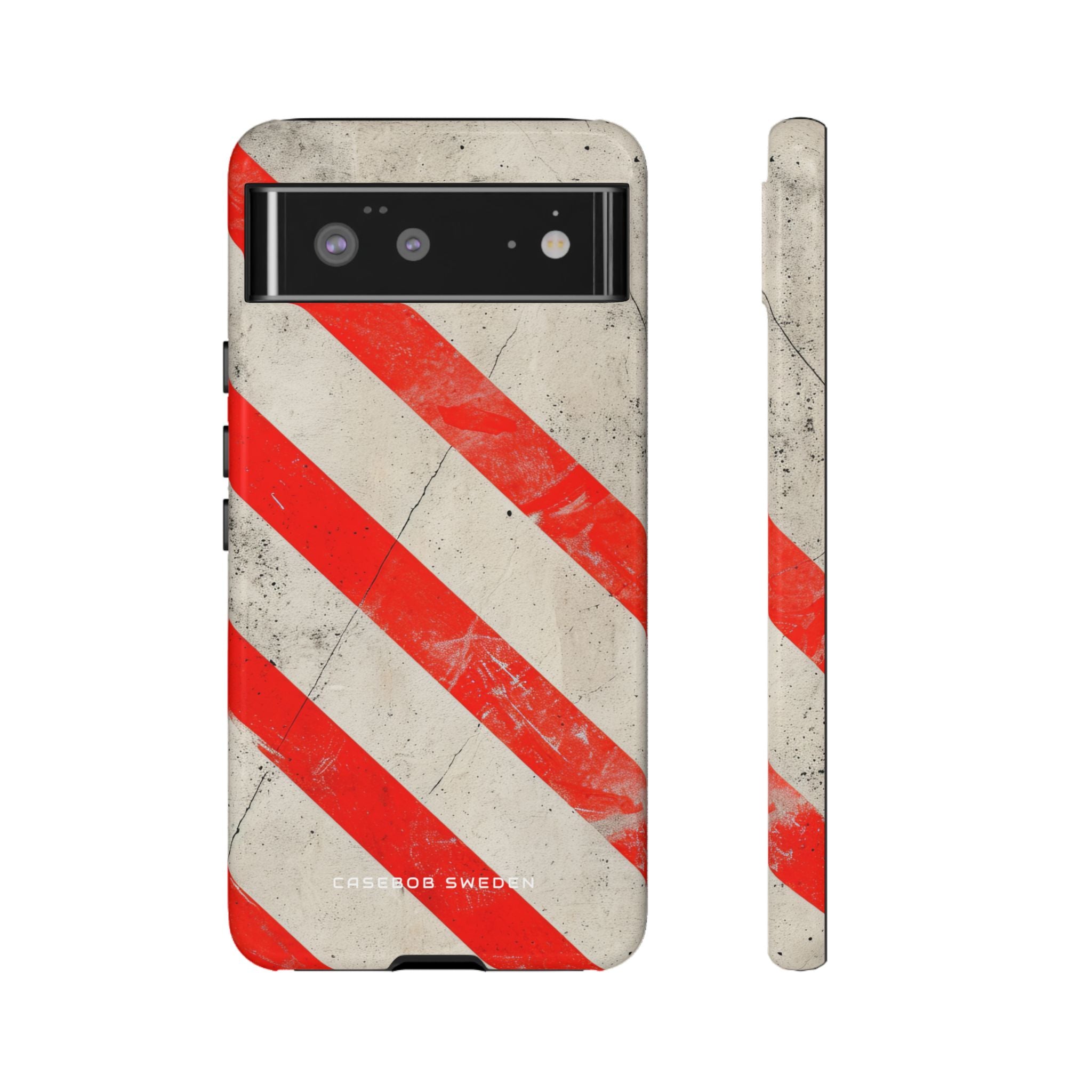 Striker Crimson Stripes Google Pixel 6 - Tough Phone Case