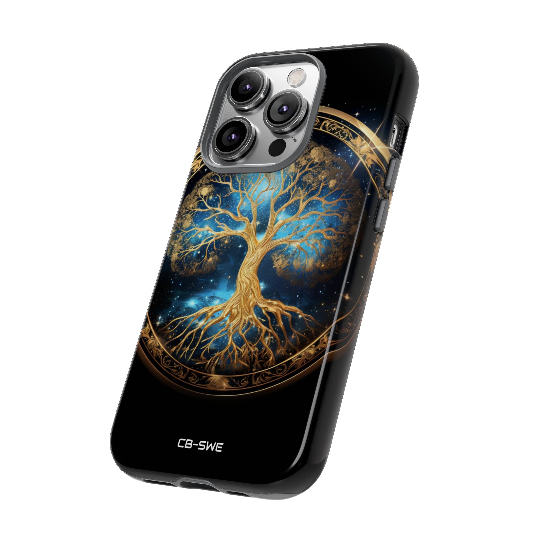 Cosmic Tree Radiance - iPhone Case