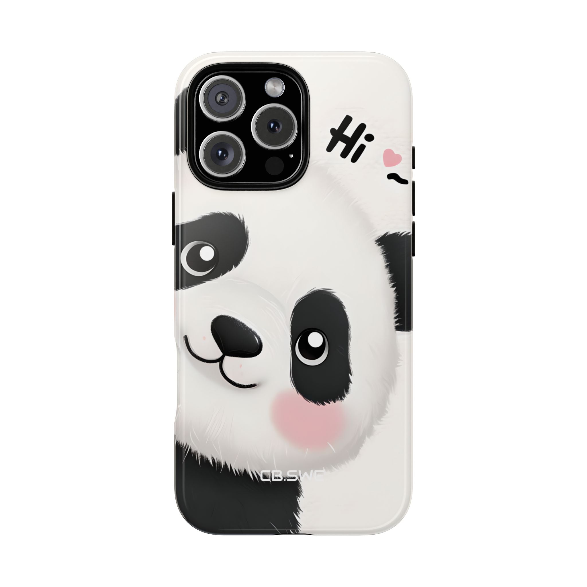 Entzückendes Panda-verspieltes Hi-Text-Telefon iPhone 16 - Robust