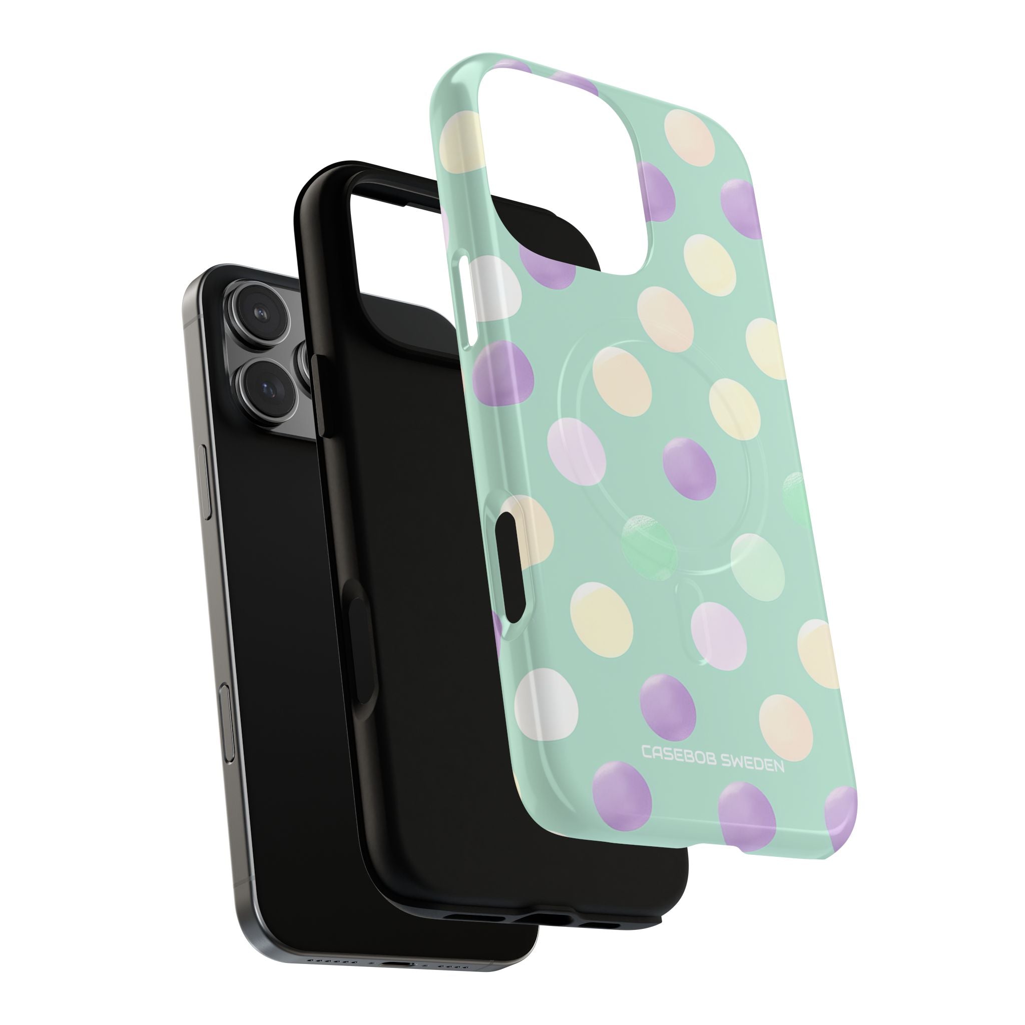 Pastel Polka Dots - Tough + MagSafe® iPhone 16 Phone Case