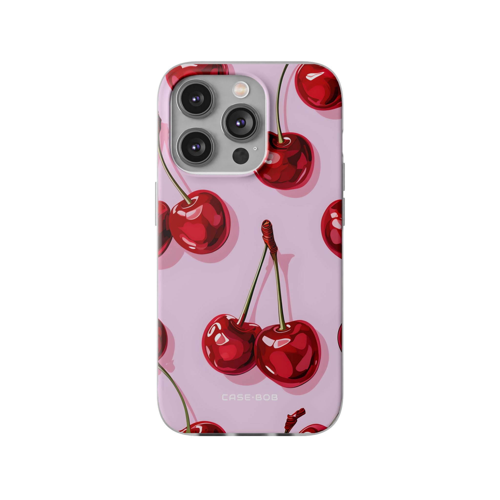 Glossy Cherry Burst iPhone 14 Pro Case - Soft
