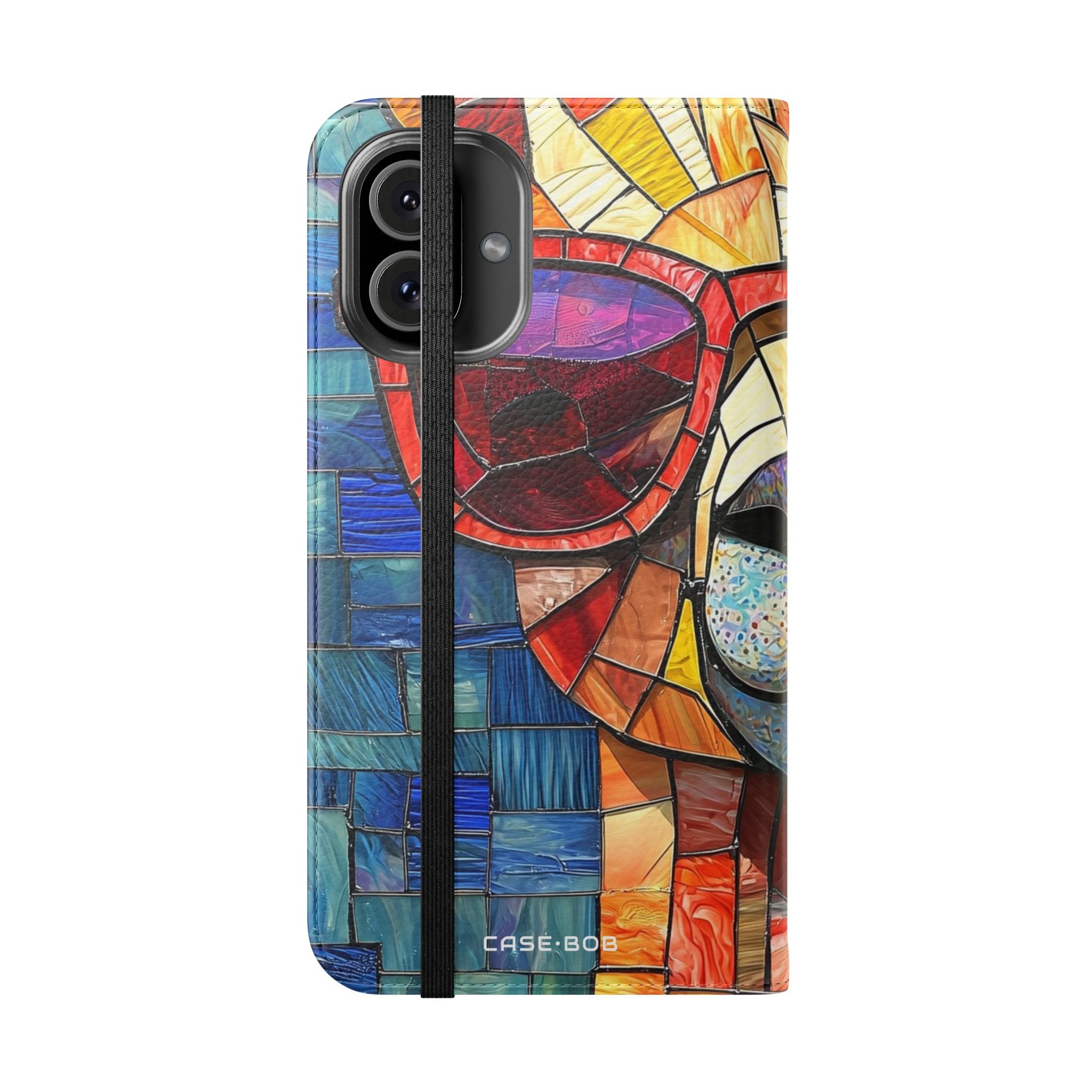Sunglass Llama Mosaic - iPhone 16 Plus Case - Wallet