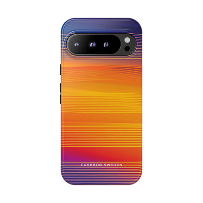 Vibrant Gradient Waves Google Pixel 9 - Tough Phone Case