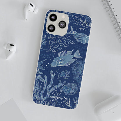 Navy Scale Reef iPhone 13 Pro Max - Soft