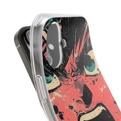 Screaming Face Pink iPhone 16 Case - Soft