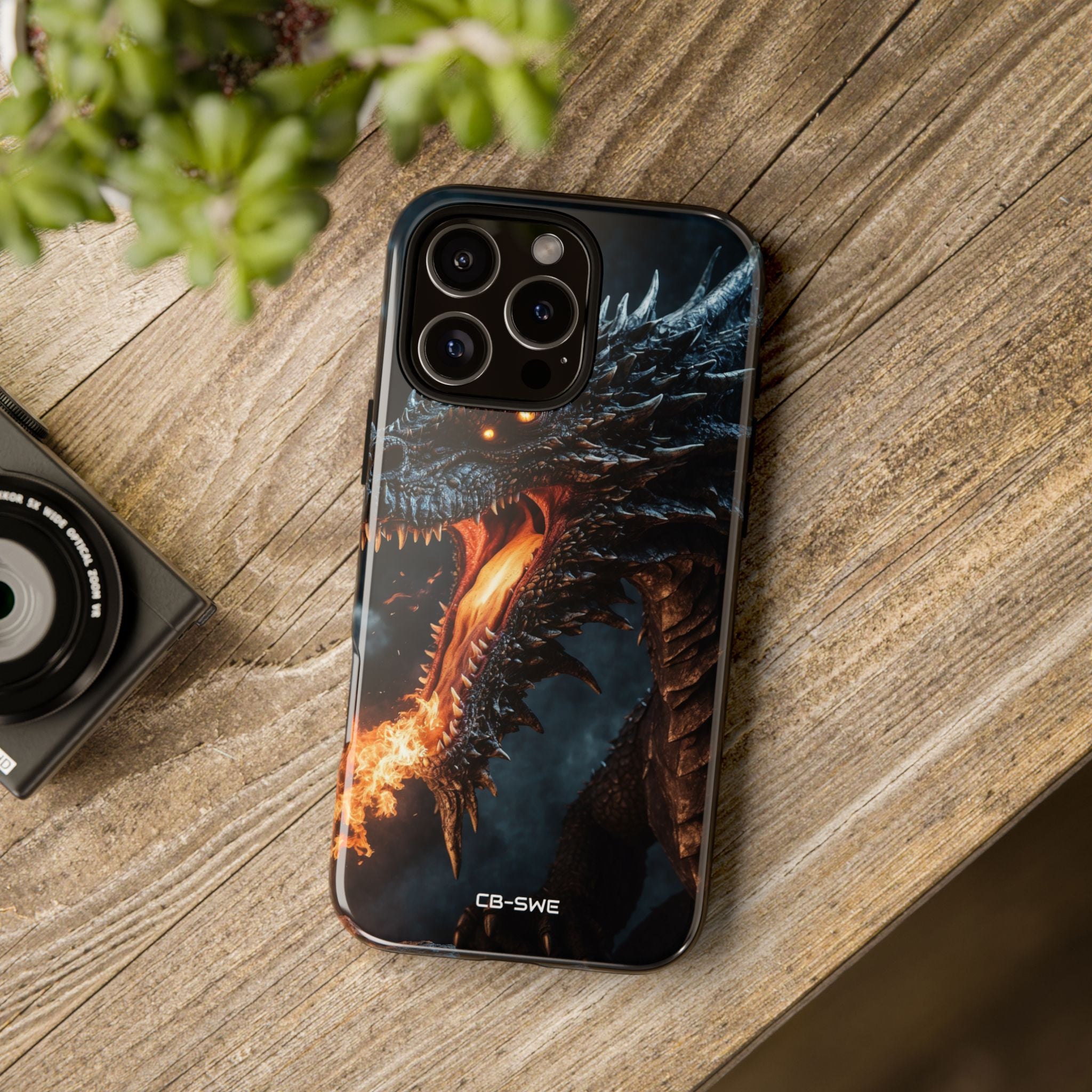 Fiery Breath Erupts - iPhone Case