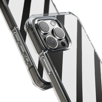 Diagonal Bands Noir iPhone 16 Pro Max Case - Impact