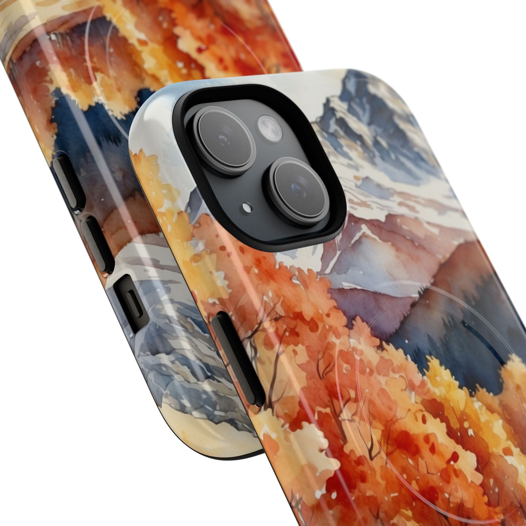 Snowcapped Radiance iPhone 15 Case - Tough+