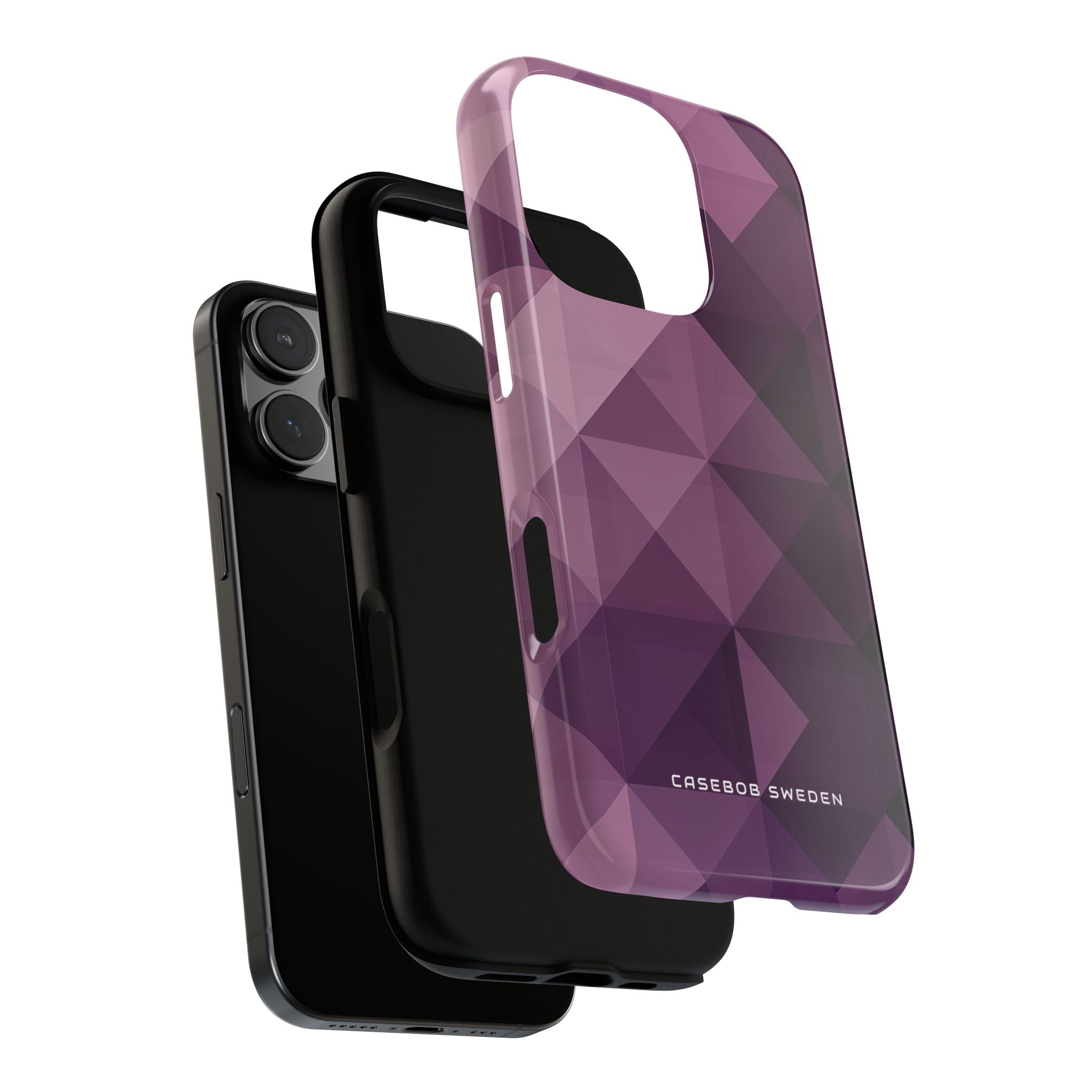 Gradient Purple Mosaic iPhone 16 - Tough Phone Case