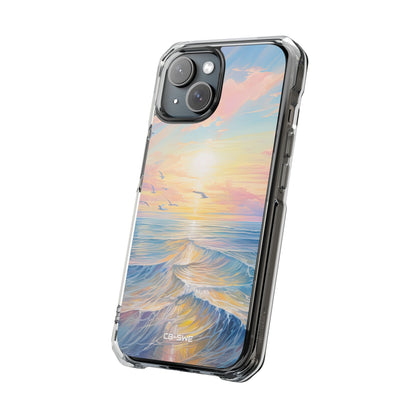 Gentle Waves Embrace iPhone Case - Impact