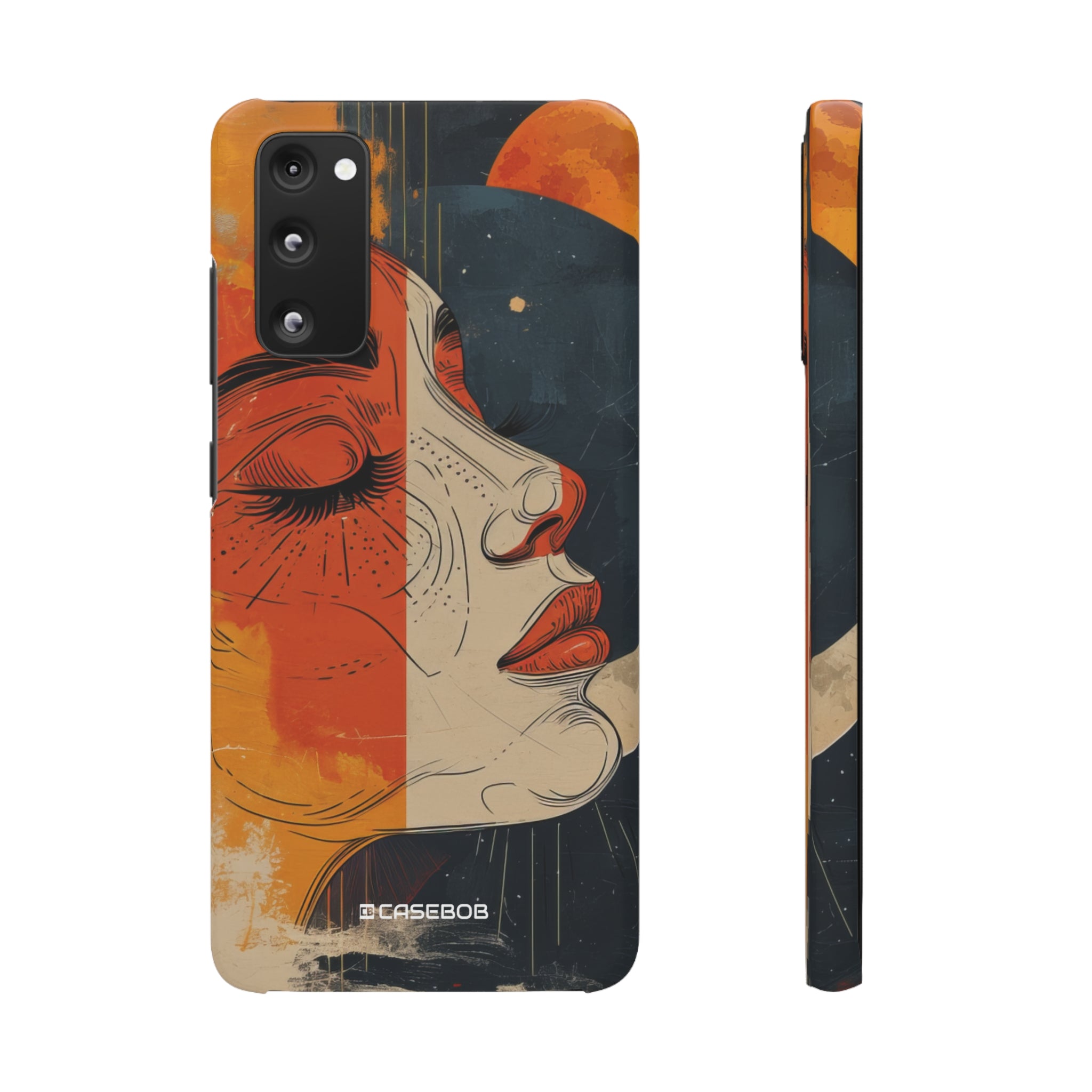 Celestial Duality | Slim Phone Case for Samsung