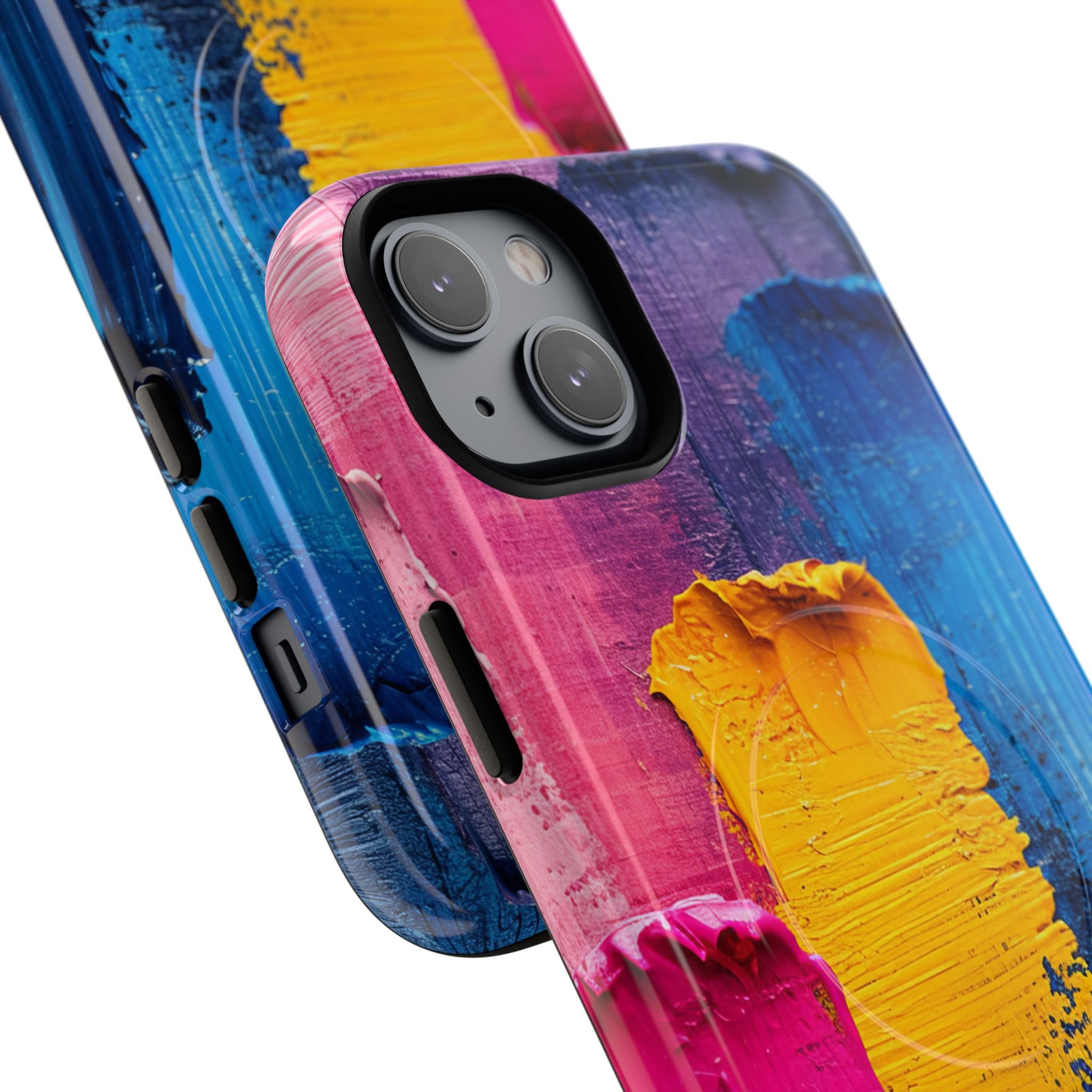 Bold Abstract Texture - Tough + MagSafe® iPhone 14 Phone Case