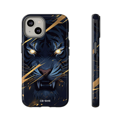 Tiger's Glowing Gaze - iPhone Case