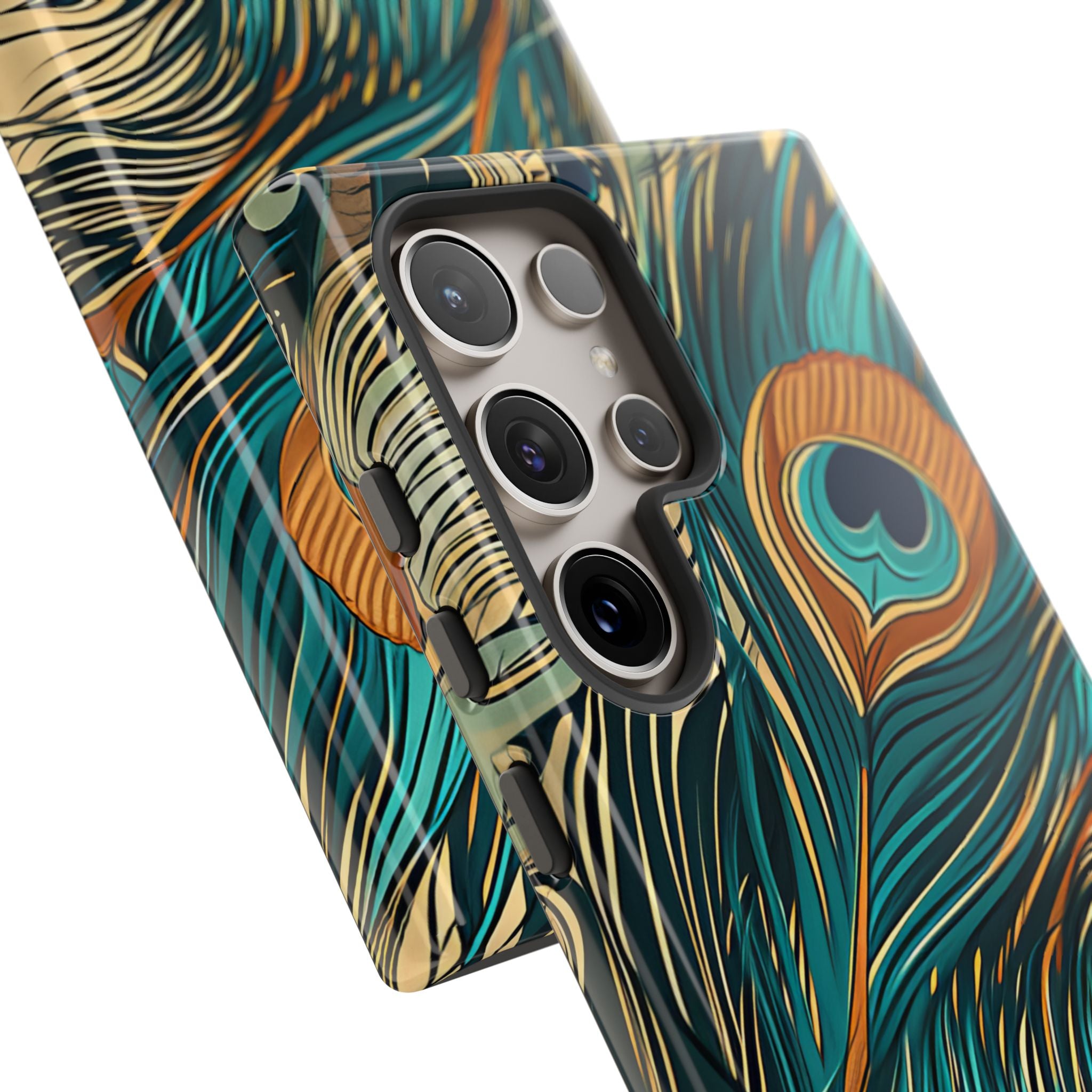 Art Nouveau Peacock Elegance Samsung S24 - Tough Phone Case