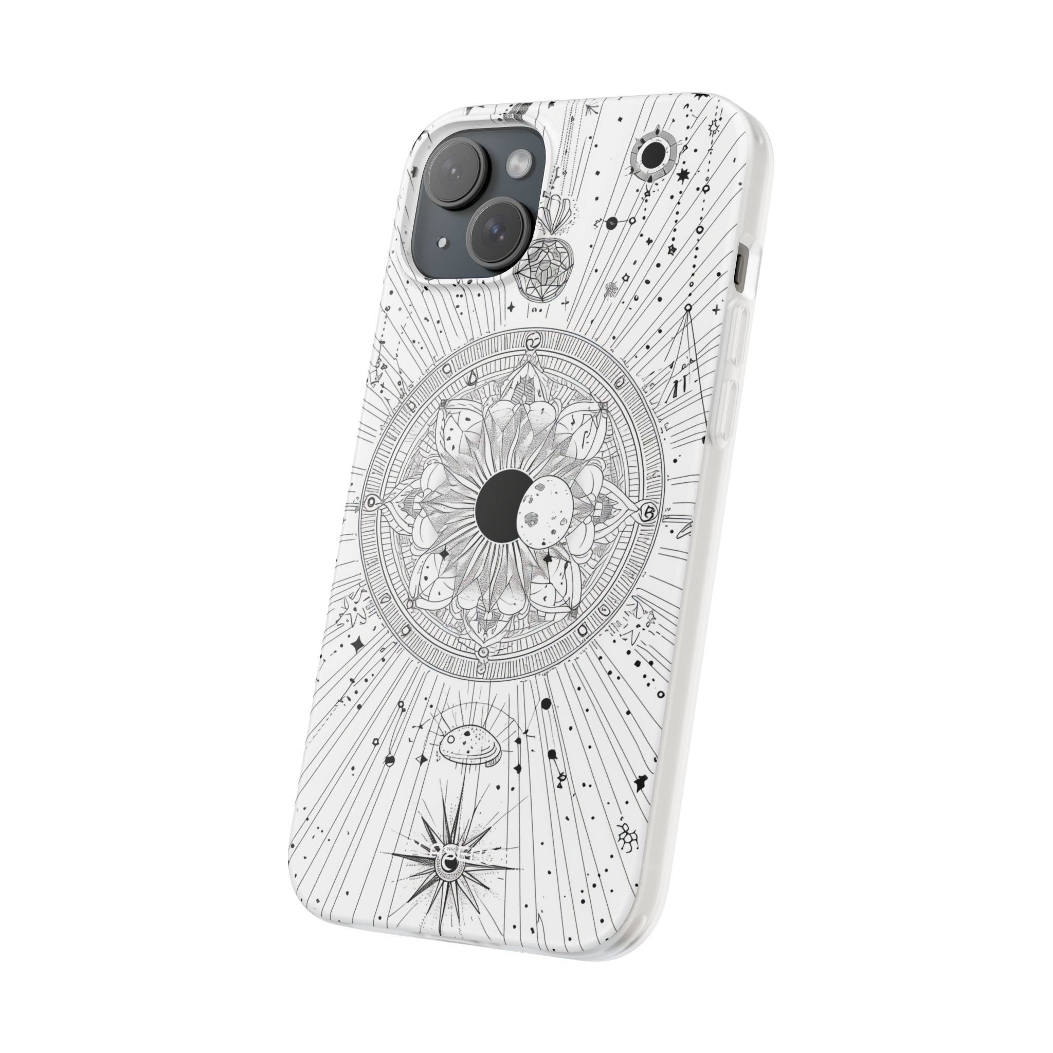 Celestial Mandala Mystique | Flexible Phone Case for iPhone