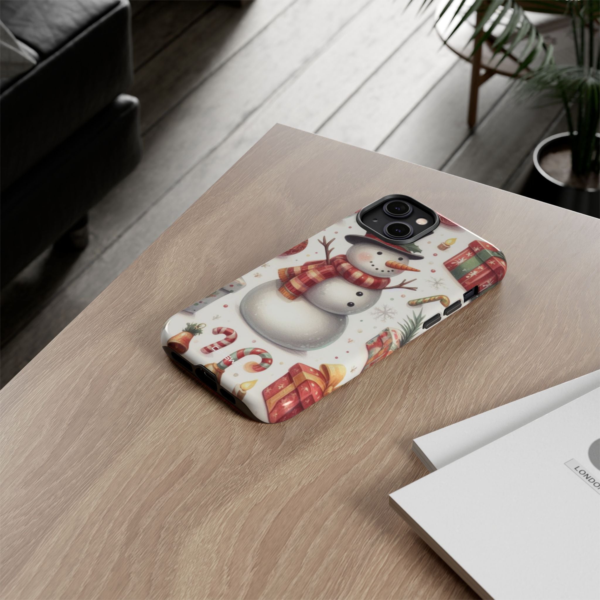 Snowman Welcomes Joy - iPhone Case