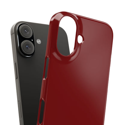 Maroon iPhone 16 - Slim Phone Case