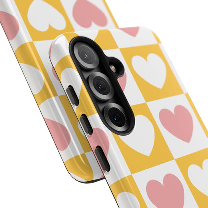 Heart Grid Harmony - Samsung Case