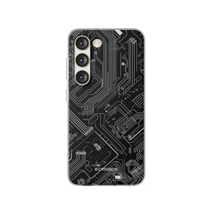 Cyber ​​Circuitry Art | Flexible Handyhülle für Samsung Galaxy