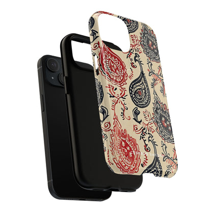 Vintage Paisley Elegance iPhone 15 | Tough+ Phone Case