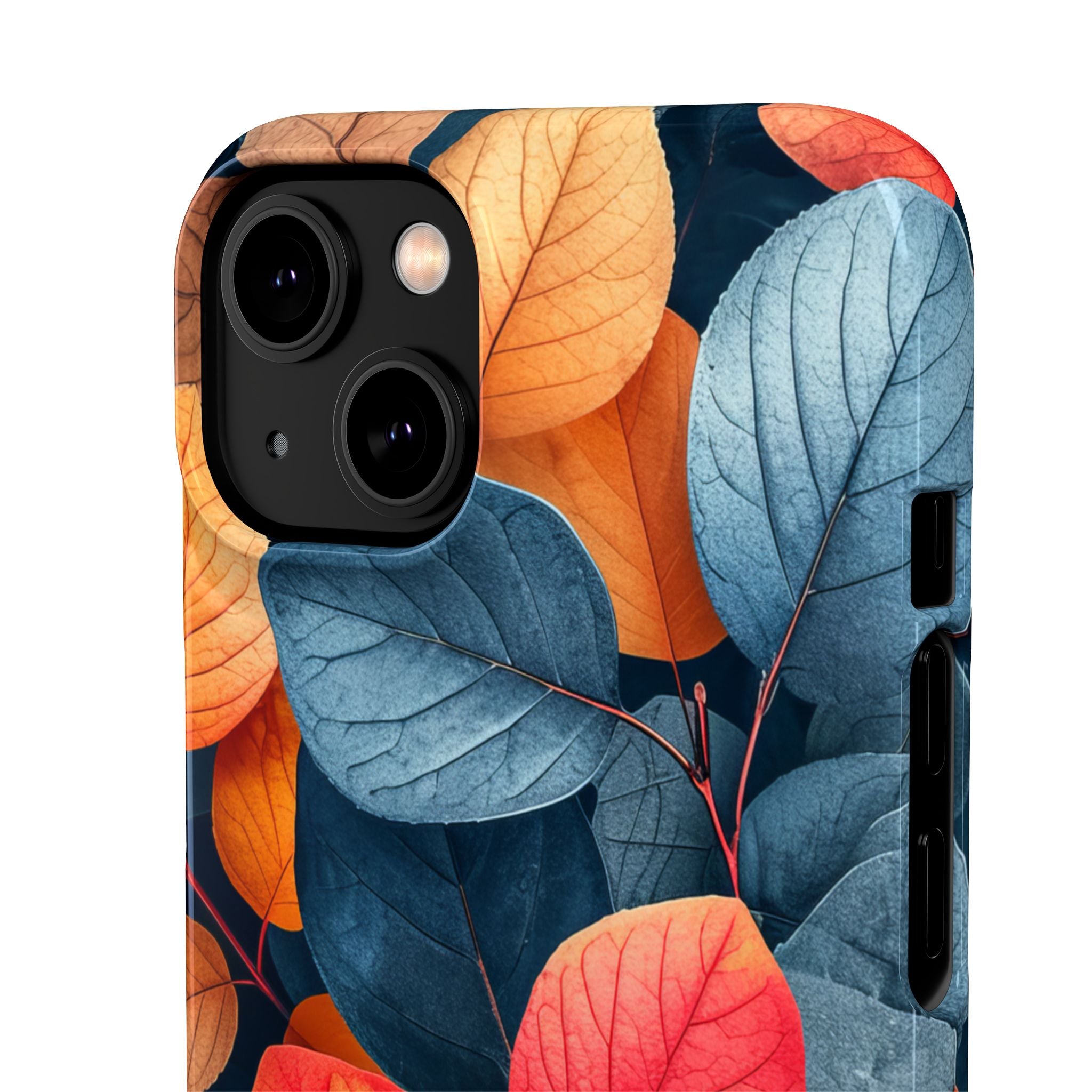 Vibrant Nature Leaves - Slim iPhone 14 Phone Case