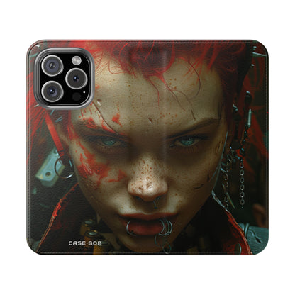 Scarlet Gaze - iPhone 16 Pro Case - Wallet