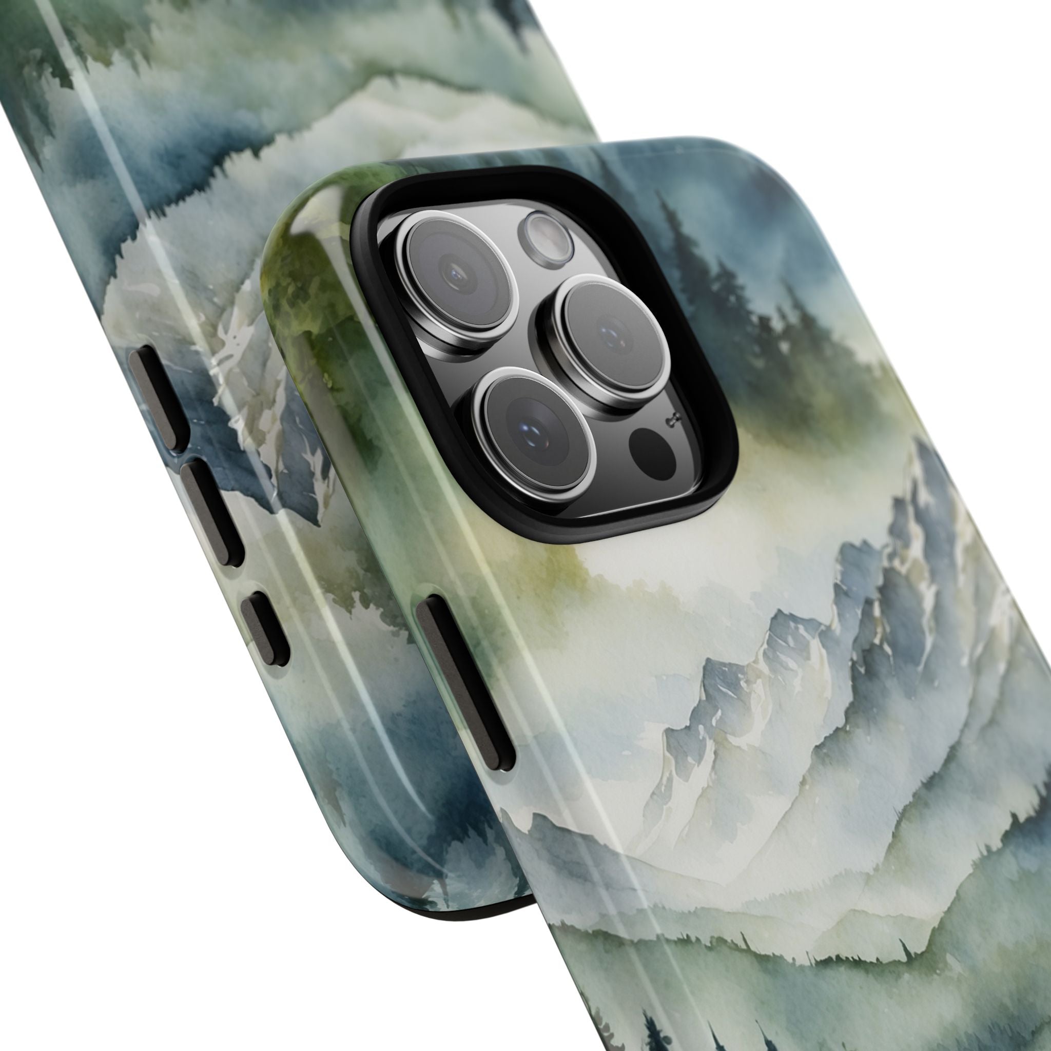 Misty Peaks Emerge - iPhone Case