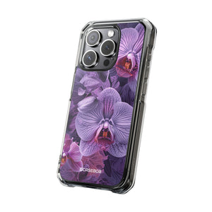 Radiant Orchid Design | Handyhülle für iPhone (Clear Impact Case – magnetisch) 