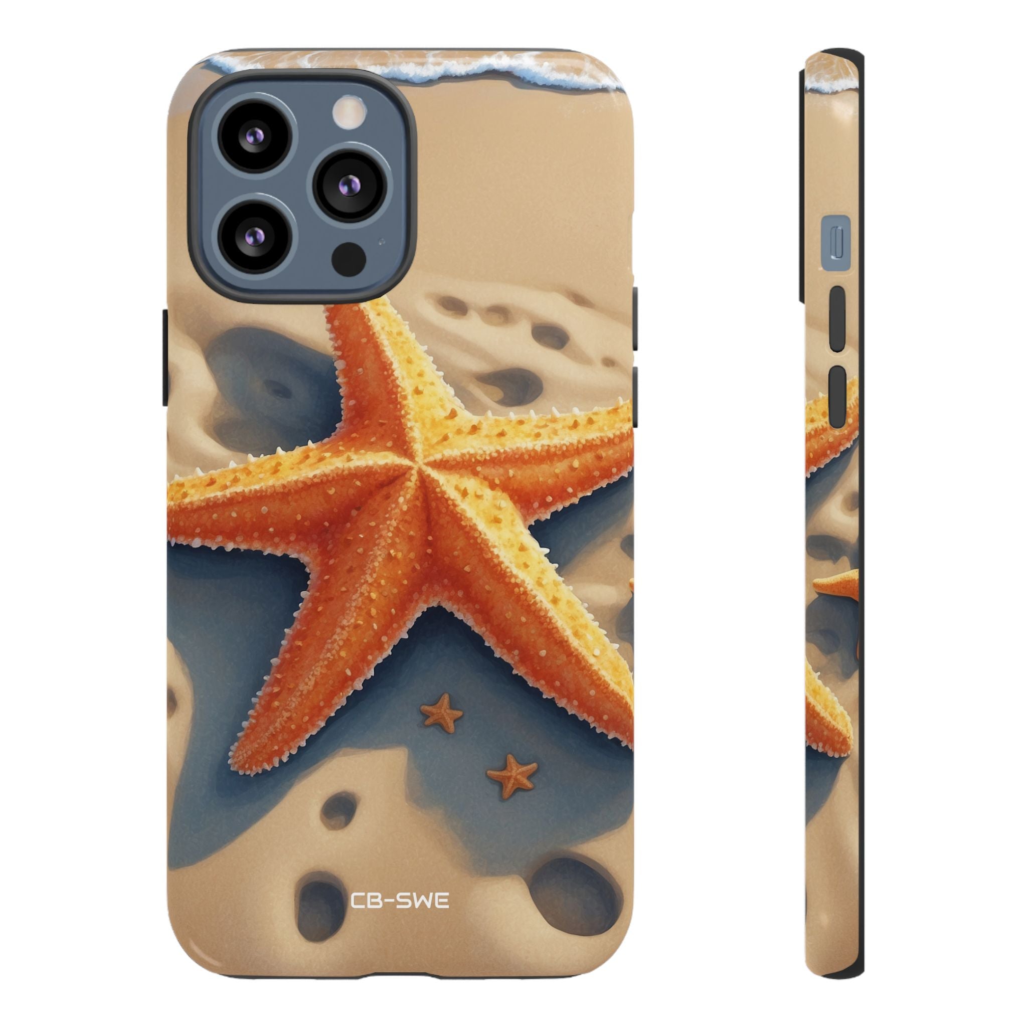 Starfish Rests On Sand - iPhone Case