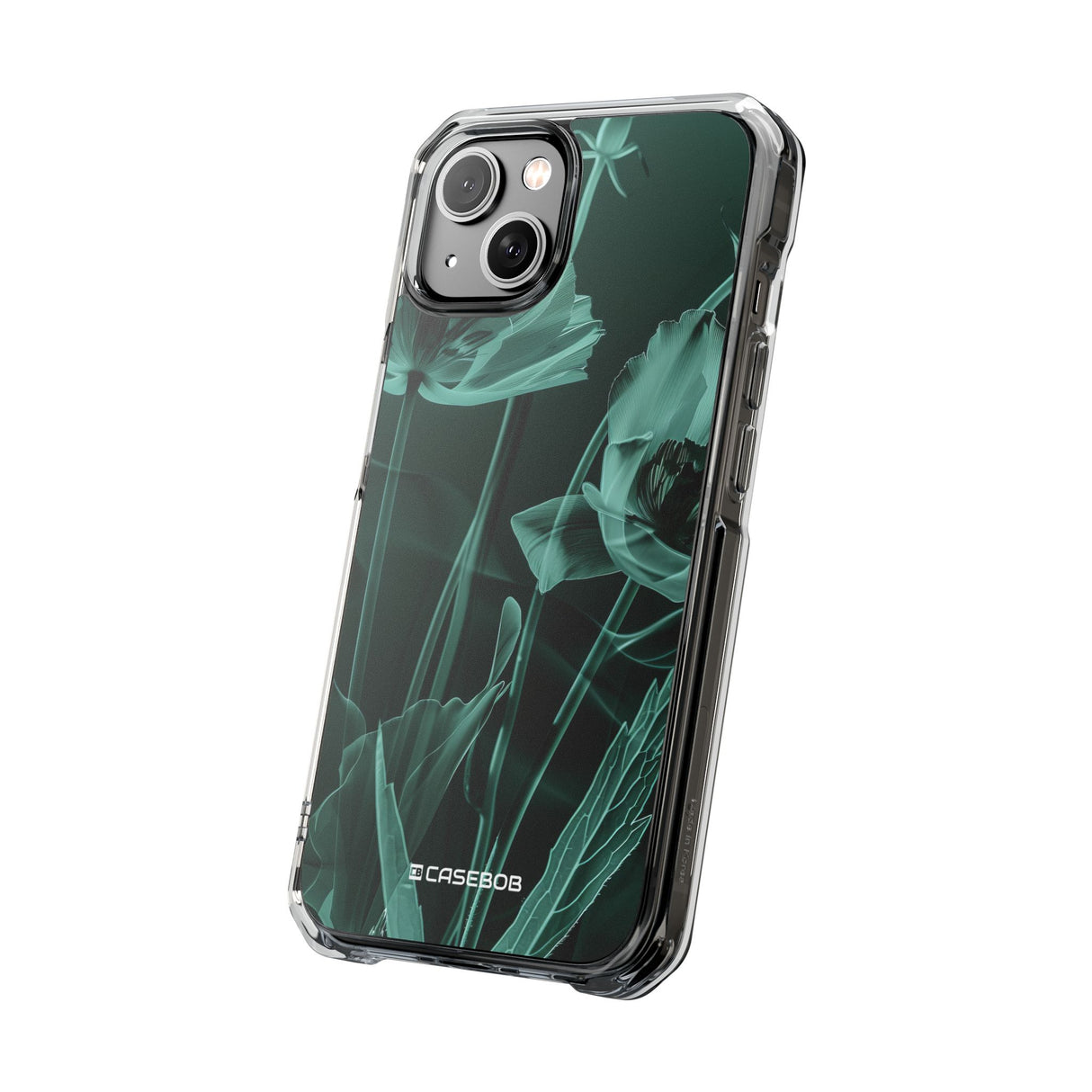 Botanical Transparency - Phone Case for iPhone (Clear Impact - Magnetic)