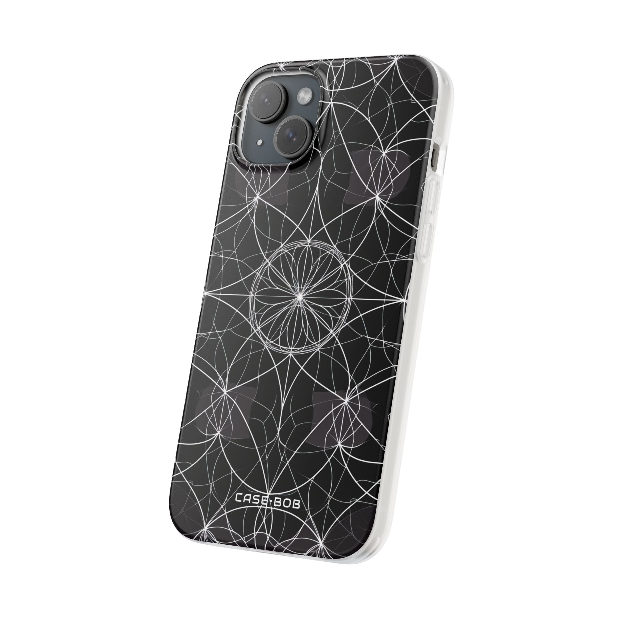 Radiant Petal Orbit iPhone 15 Plus Case - Soft