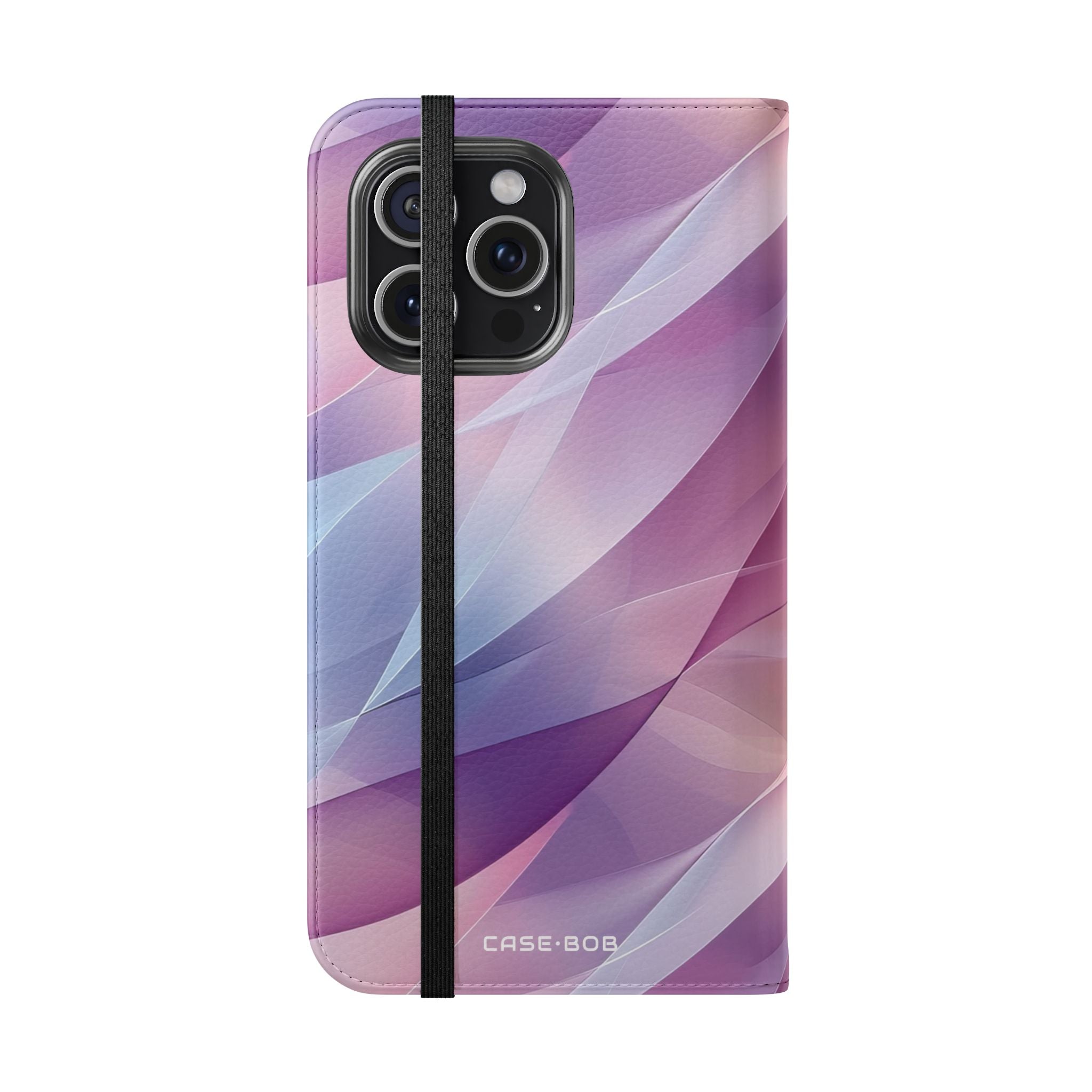 Pink Leafwave - iPhone 15 Pro Max Case - Wallet