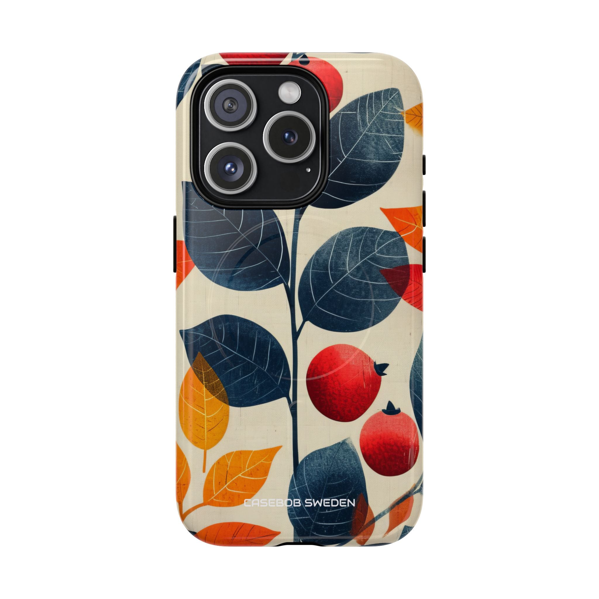 Autumn Nature Pattern - Tough + MagSafe® iPhone 15 Phone Case