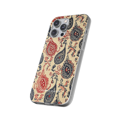 Vintage Paisley Elegance iPhone 14 - Flexi Phone Case