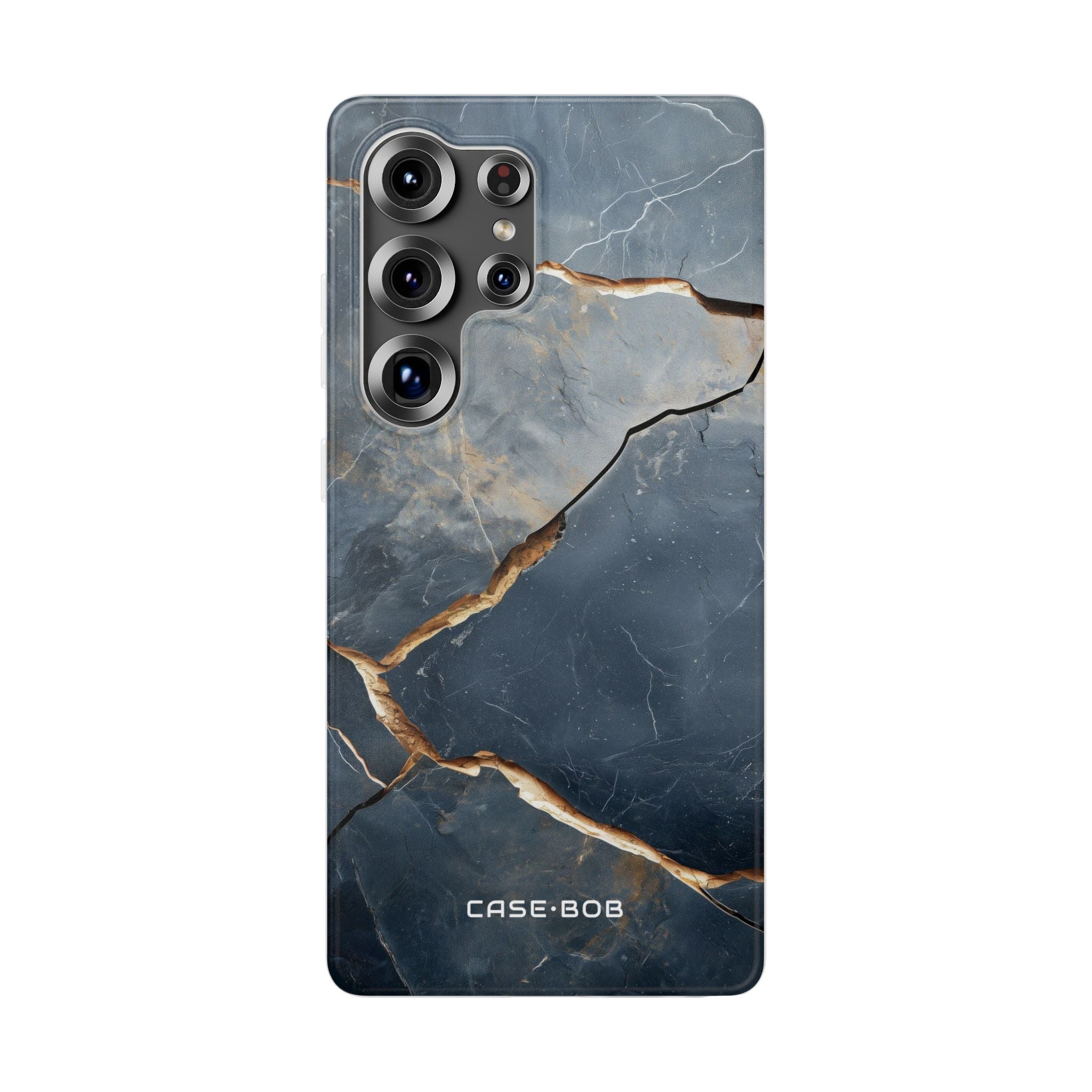 Jagged Vein Navy Samsung S25 Ultra Case - Soft