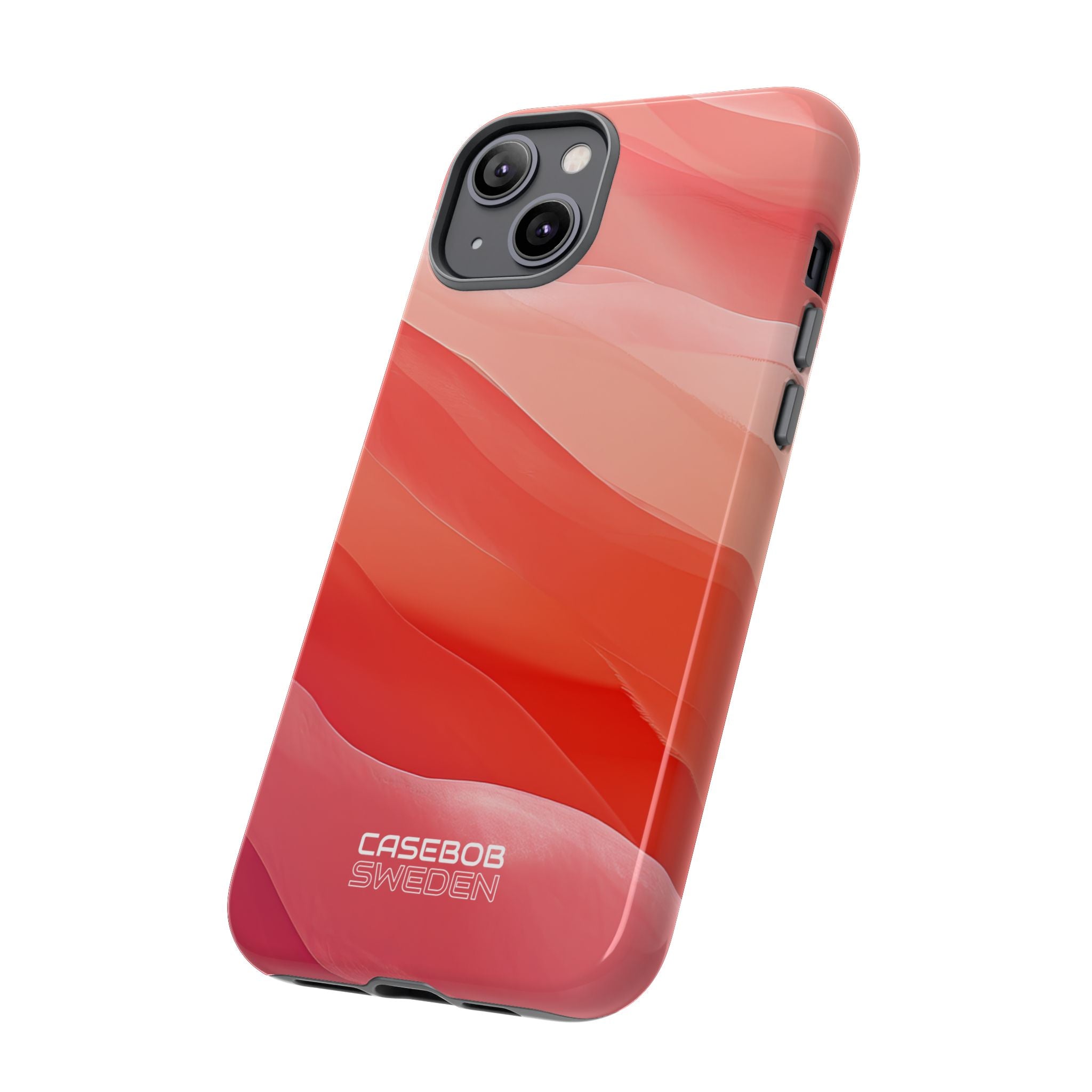 Flowing Coral Waves iPhone 14 - Tough