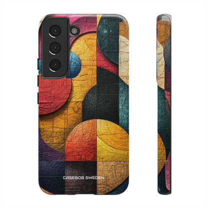 Vibrant Geometric Art - Tough Samsung S22 Phone Case