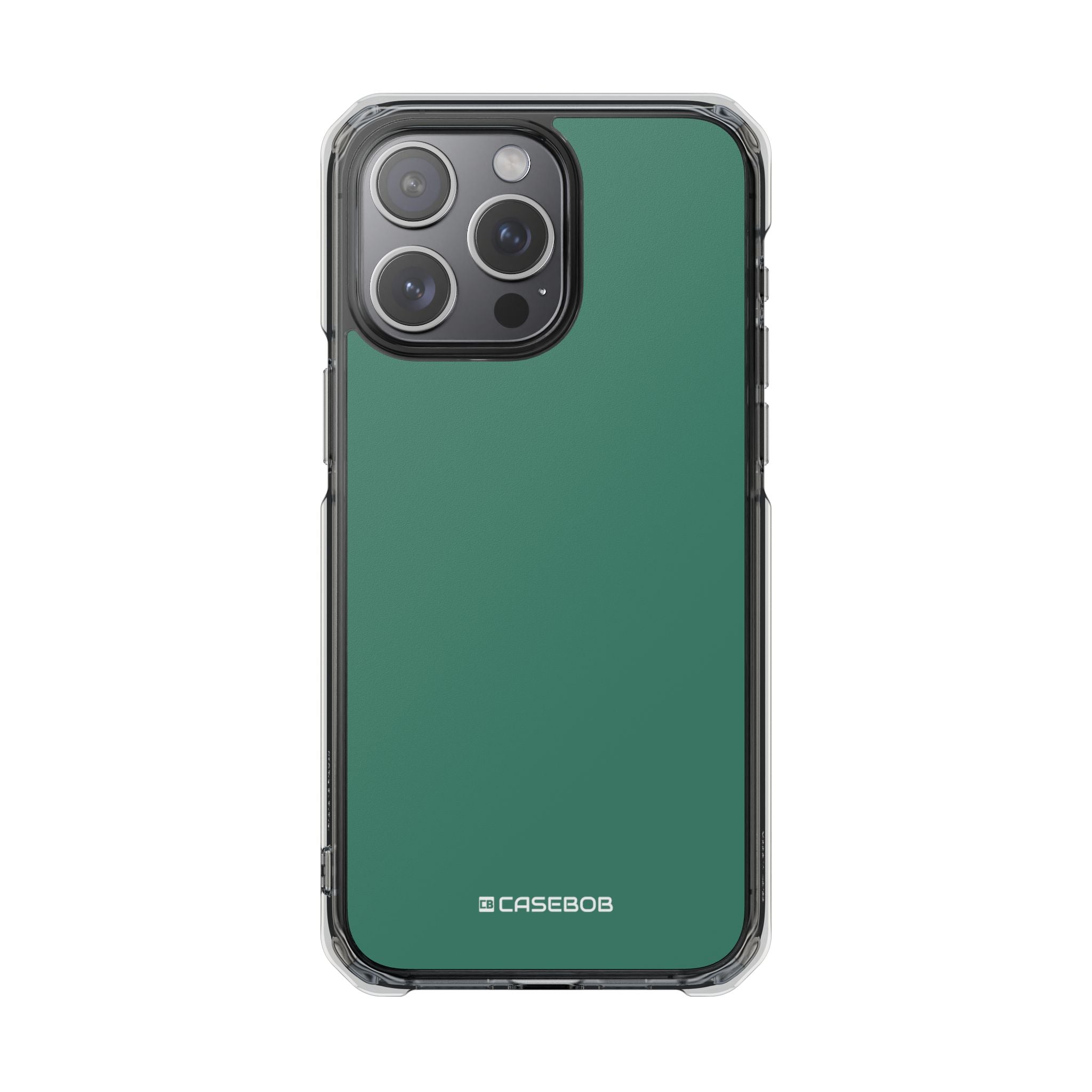 Viridian Green - Clear Impact Case for iPhone