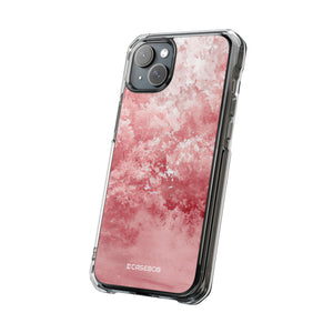 Pantone Rose Design | Handyhülle für iPhone (Clear Impact Case – magnetisch) 