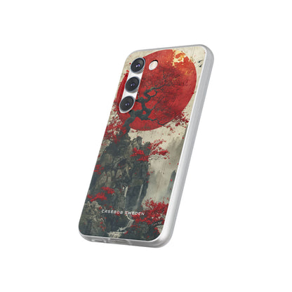 Zen Serenity in Red Harmony Samsung S23 - Flexi Phone Case