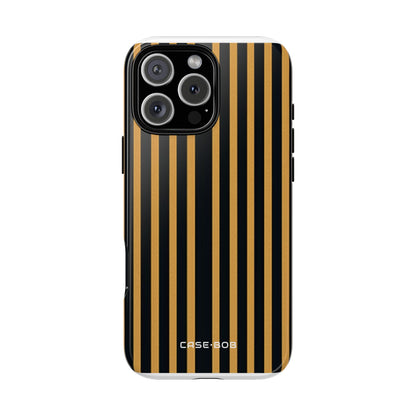 Golden Stripes iPhone 16 Pro Max Case - Tough
