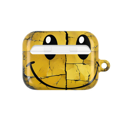 Cracked Smiley - AirPods Case