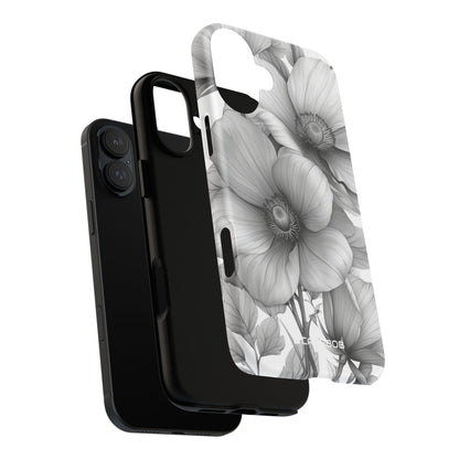 Botanical Elegance in Grayscale - for iPhone 16