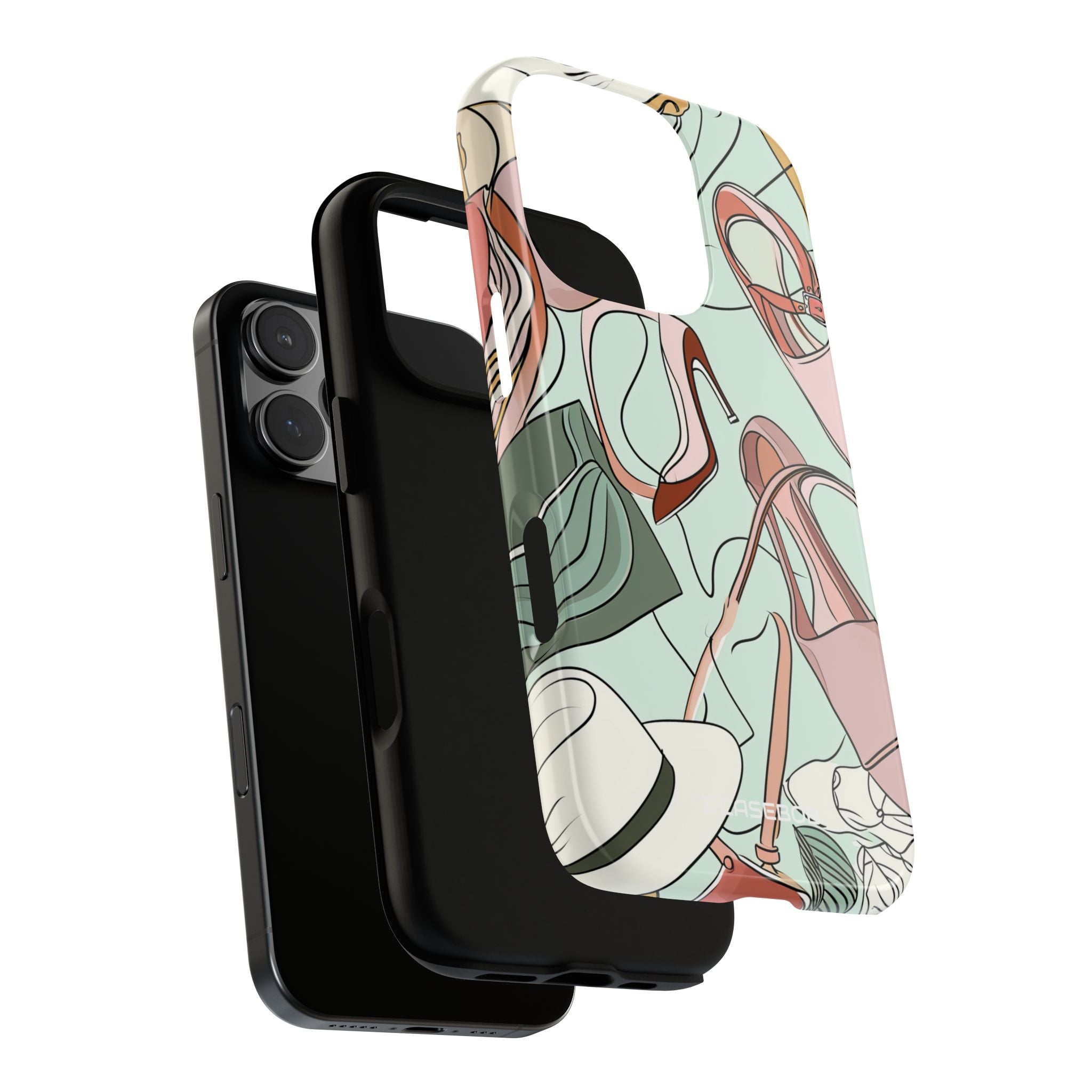 Chic Pastel Fashion Ensemble - for iPhone 16