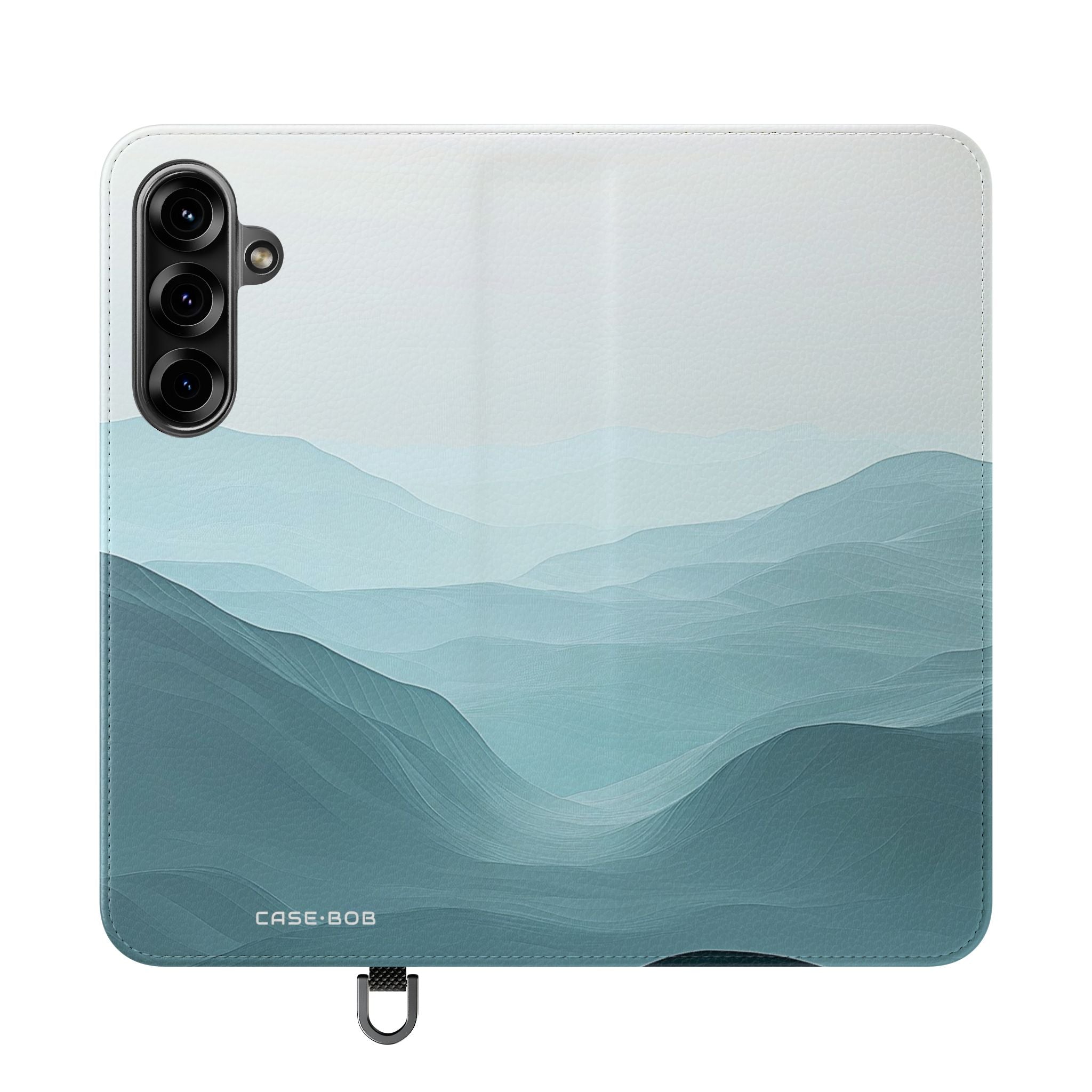 Teal Ridge Layers - Samsung S25+ Case - Wallet