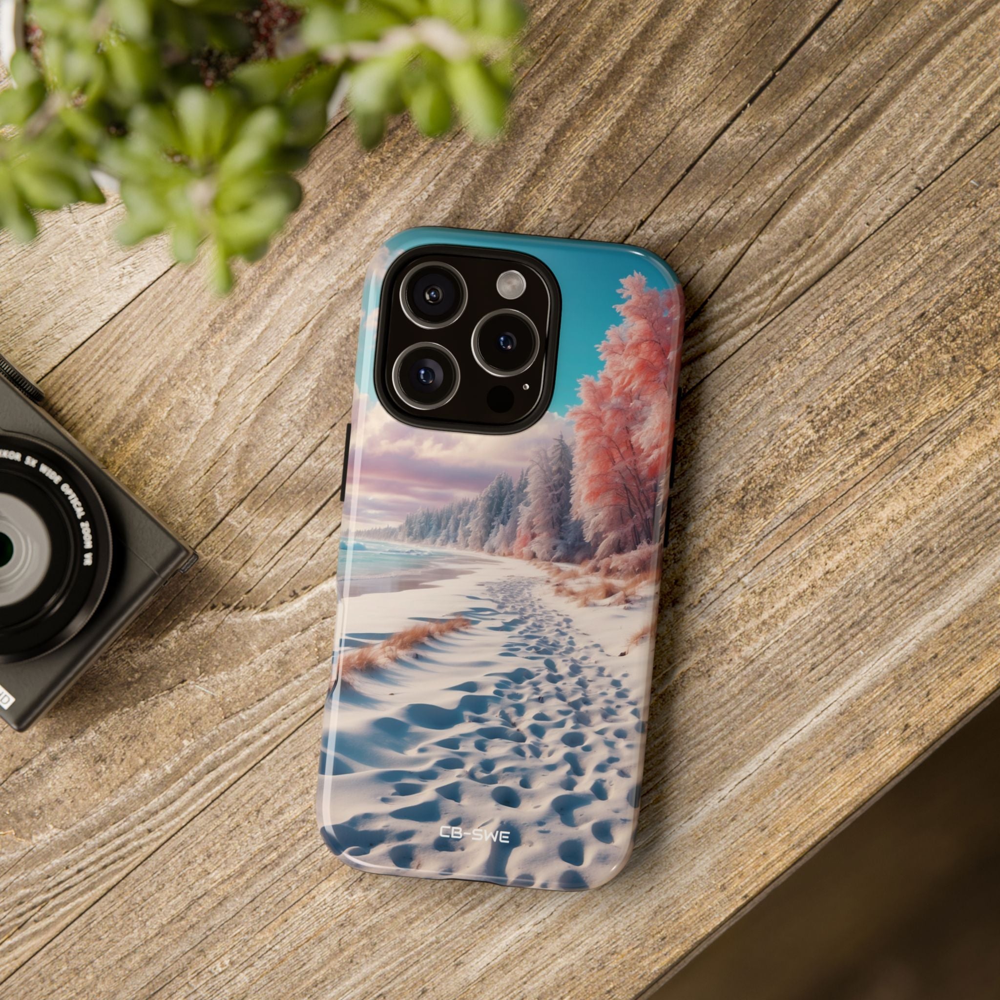 Shadows Embrace Waves - iPhone Case